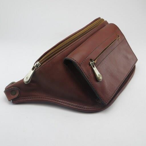 کیف چرم کمری مردانه یلدای همدان